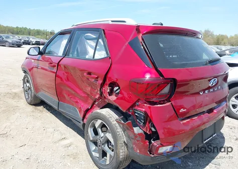 2024 Hyundai Venue Limited из США, поврежденный, VIN KMHRC8A34RU336872